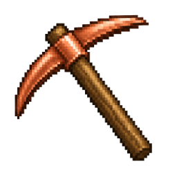 Copper pickaxe