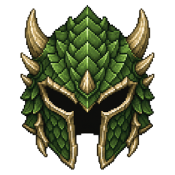 Dragonscale helmet