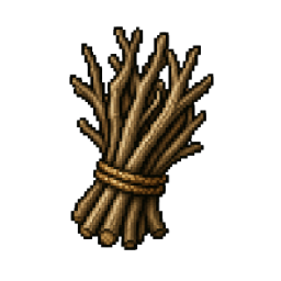Dry twigs