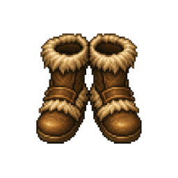 Fur boots