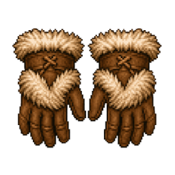 Fur gloves