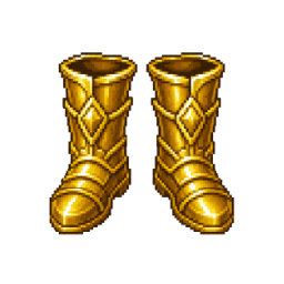 Gilded boots