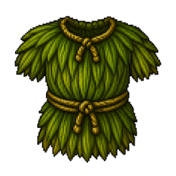 Woven grass shirt