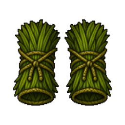 Woven grass bracers