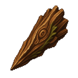 Heartwood splinter