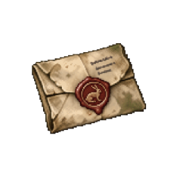 Folded letter