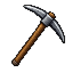 Iron pickaxe