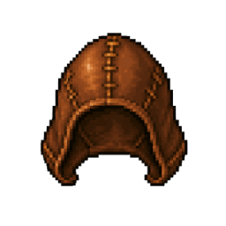 Leather helmet