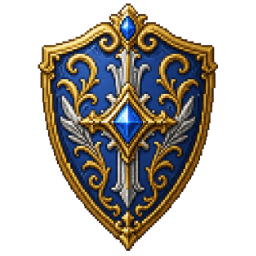 Ornamented shield
