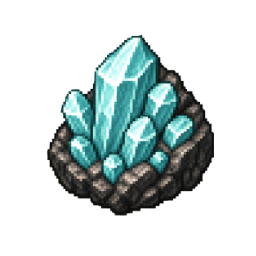 Rough aquamarine