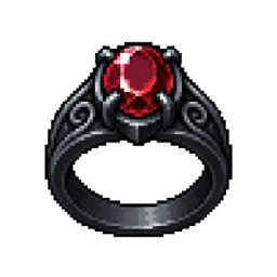 Silver ruby ring
