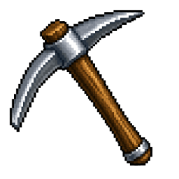 Steel pickaxe