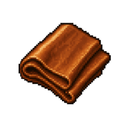 Tanned leather